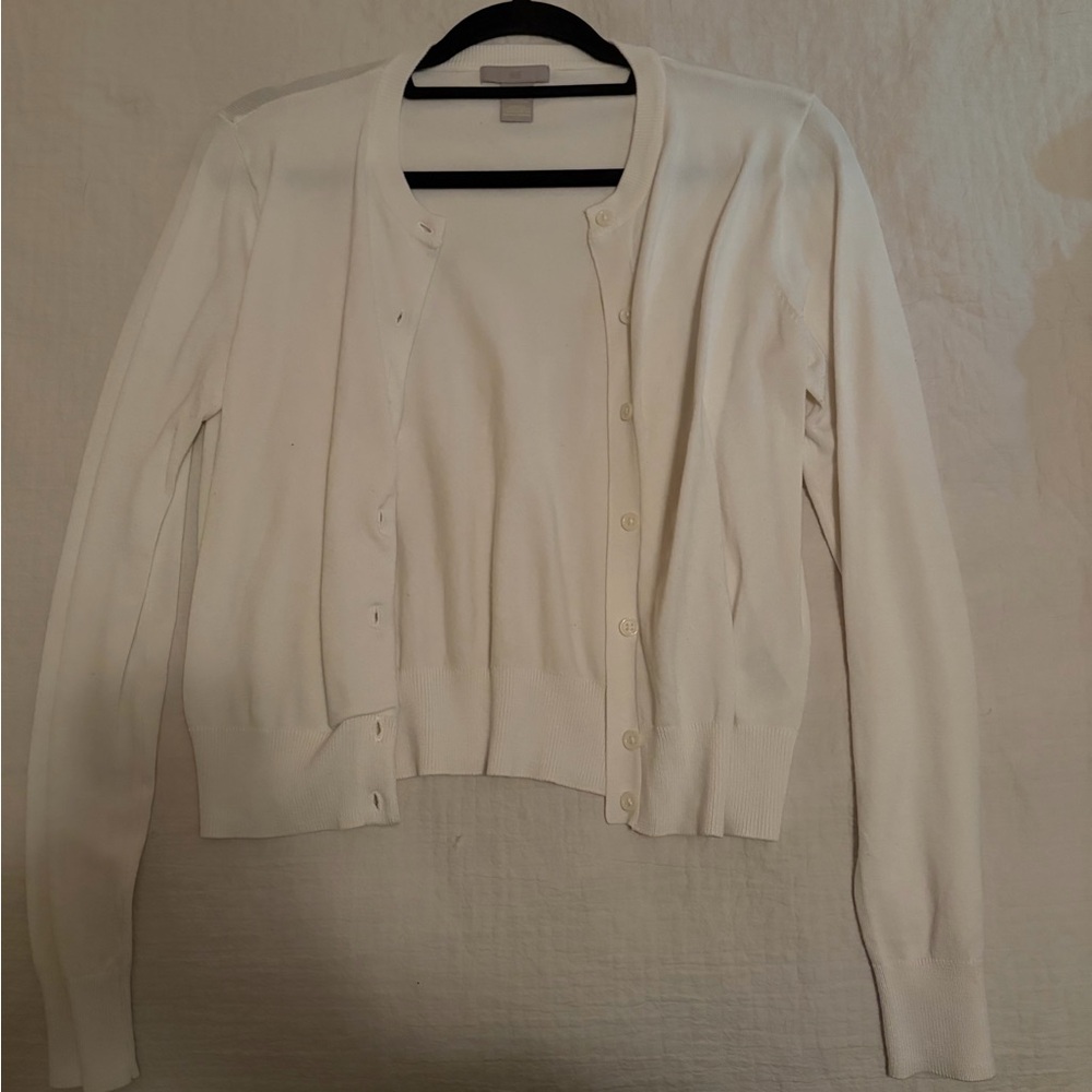 H&M Elegant Cream Cardigan